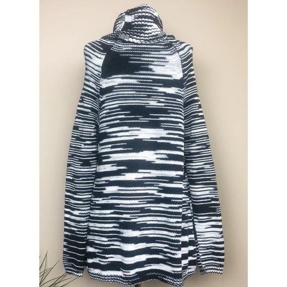 LUCKY BRAND STRIPE TURTLE NECK SWEATER S - Picture 2 of 5